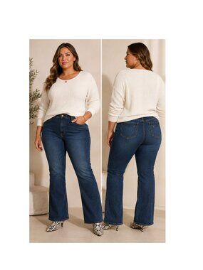 Lane Bryant Venezia Jeans 22 Average Stretch Bootcut NWT